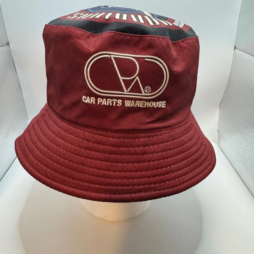 Cleveland Guardians OS Bucket Hat Unisex Navy Burgundy Reversible CLE Graphic